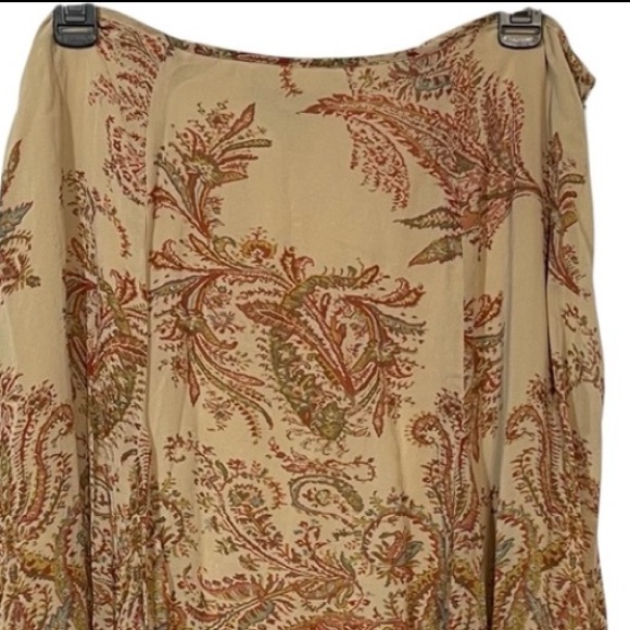 Lauren Ralph Lauren Paisley Flowing Women's Skirt - Picture 7 of 7